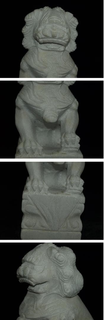 中国 国宝級　天龍山石窟仏教美術　北魏獅子像J1210A6-4