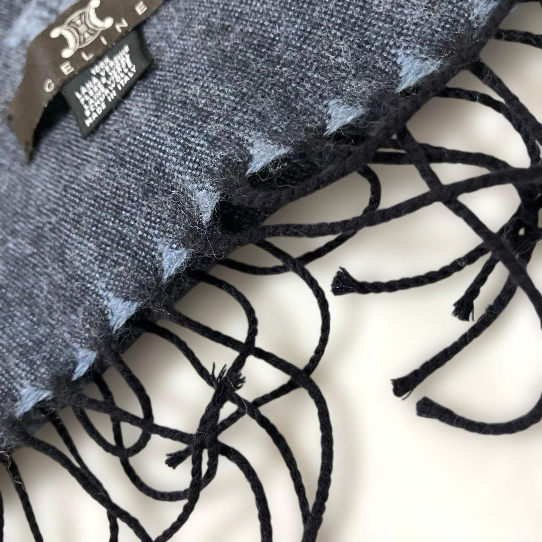 CELINE セリーヌ ウール　マフラー　イタリア製 マカダム　ヴィンテージ