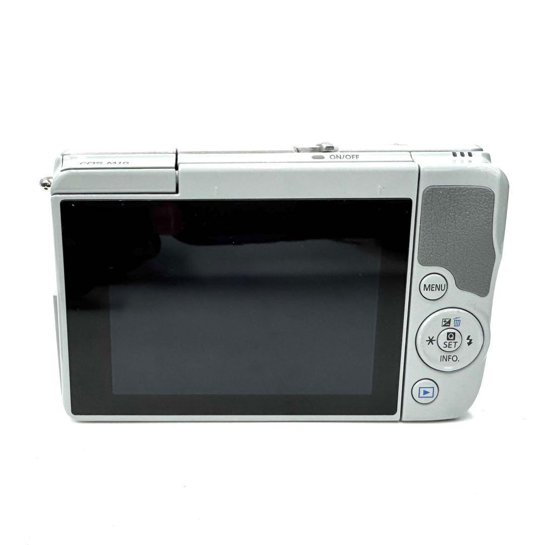 CANON キヤノンEOS M10 グレー Wi-Fi機能搭載 レンズキット