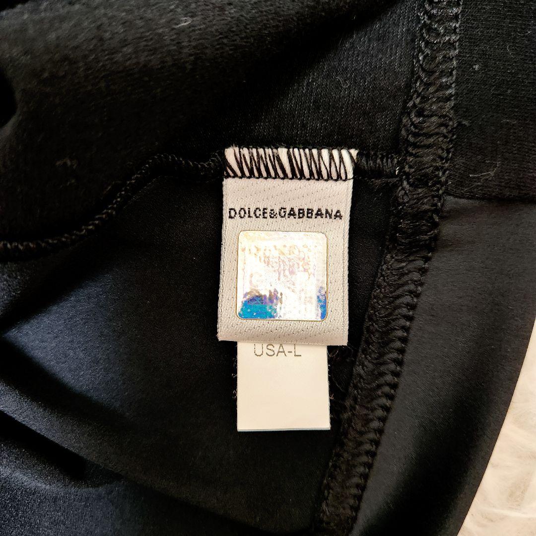 【未使用級】DOLCE&GABBANA ブランドロゴ タンクトップ 黒 42 L