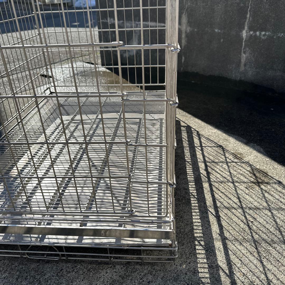 ハチコウ ステンレス製PRO-ケージペット用 犬用 ケージ　短面扉　市瀬　LL