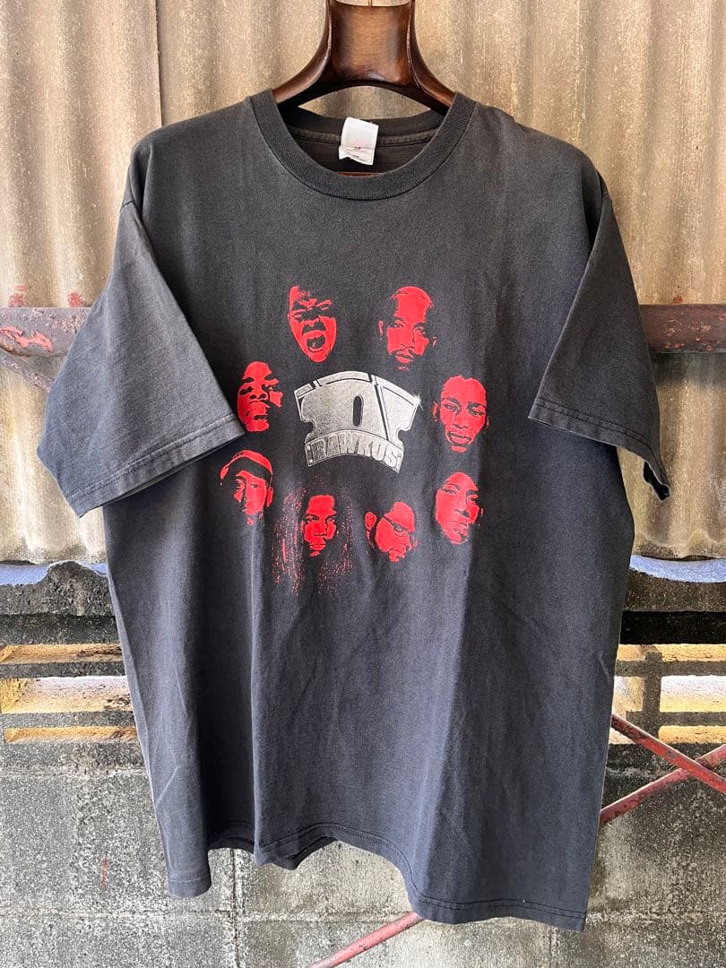 セール激レアRAWKUS RECORD Tシャツ ヒップホップアーティストXL黒