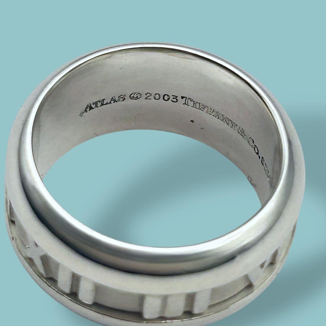 美品✴︎ TIFFANY&Co. アトラスリング　9号　SV925 永遠　イタリア