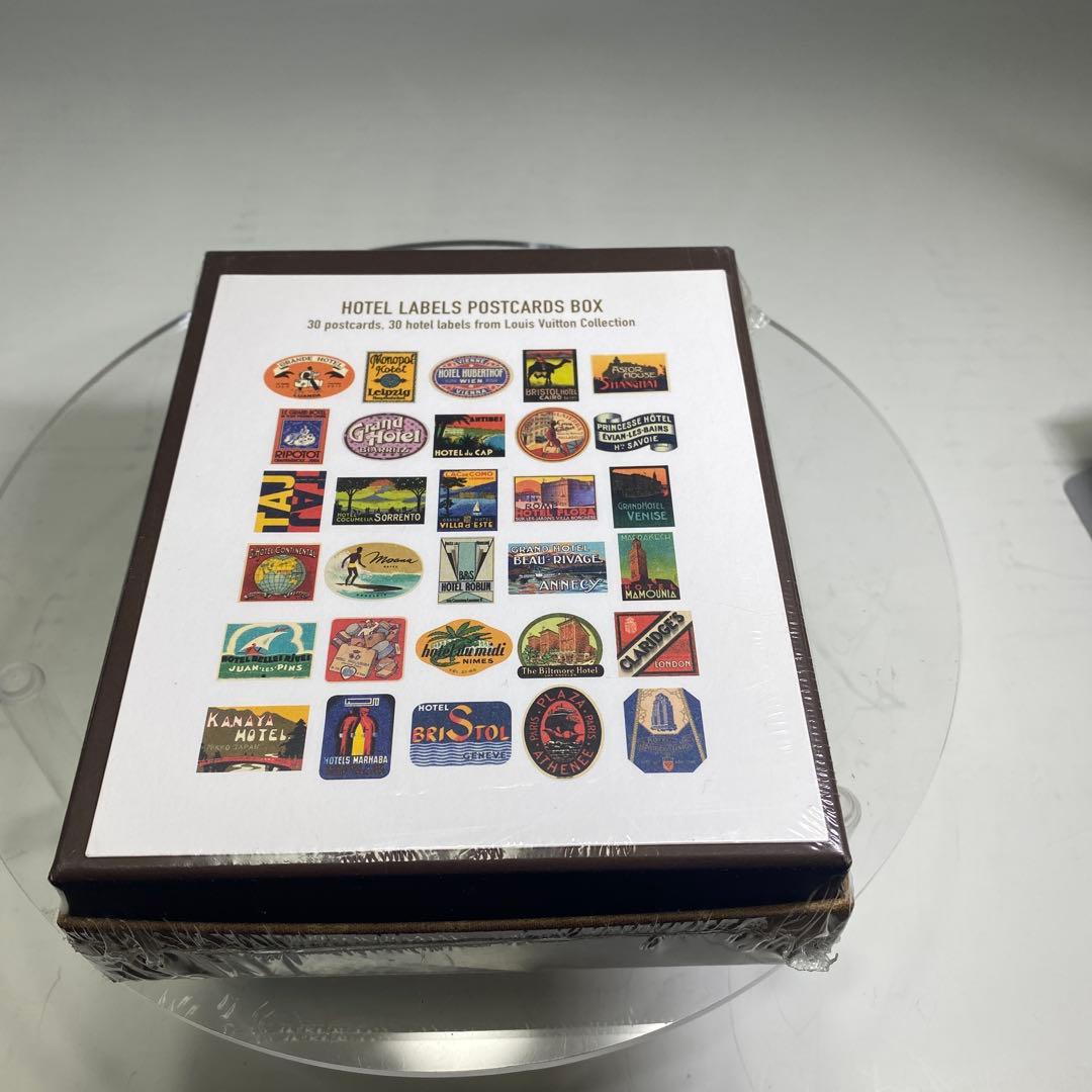 ルイヴィトン　ホテルラベルポストカードボックス