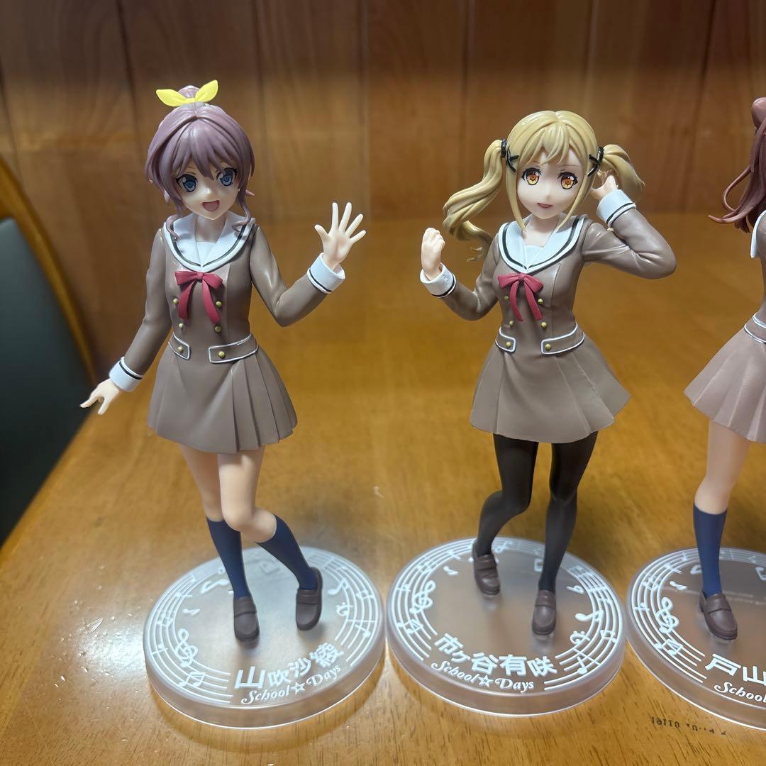 バンドリ　ポピパ　フィギュア　School days 5体セット