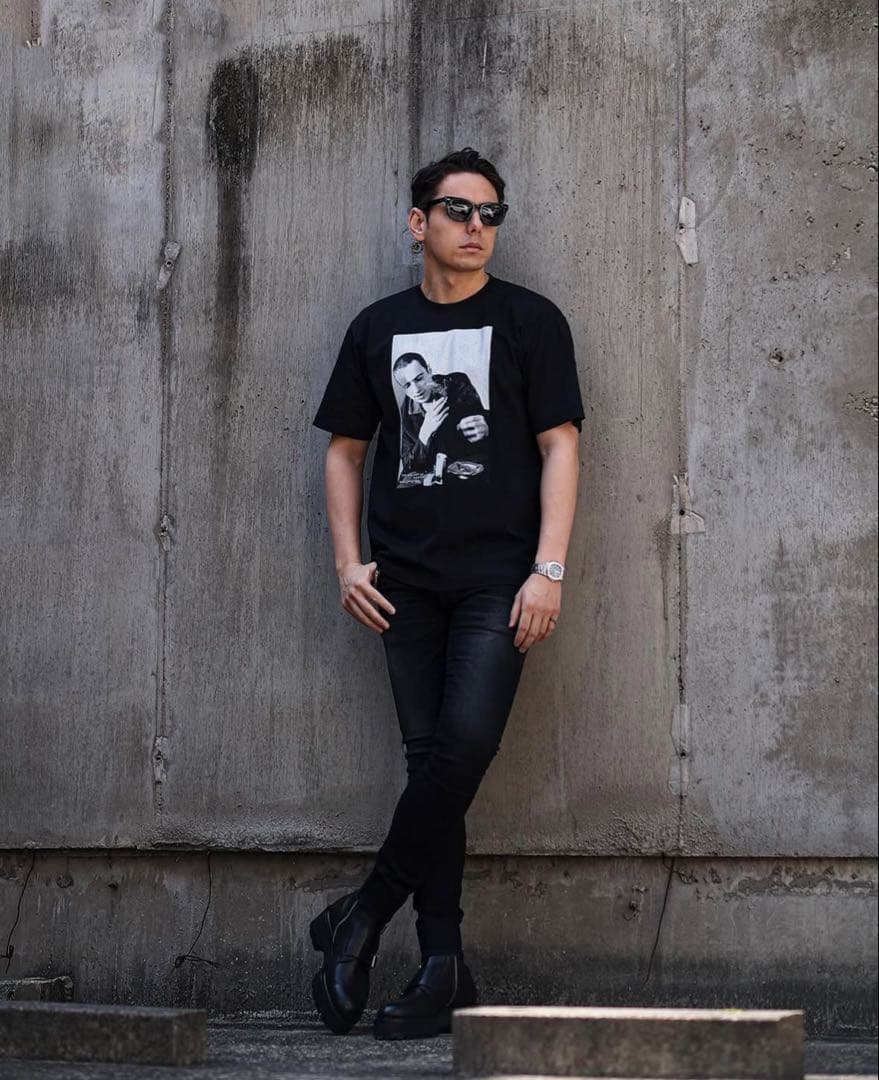 【新品・タグ付き】BACKLASH × FIXER フォトプリントT ブラック