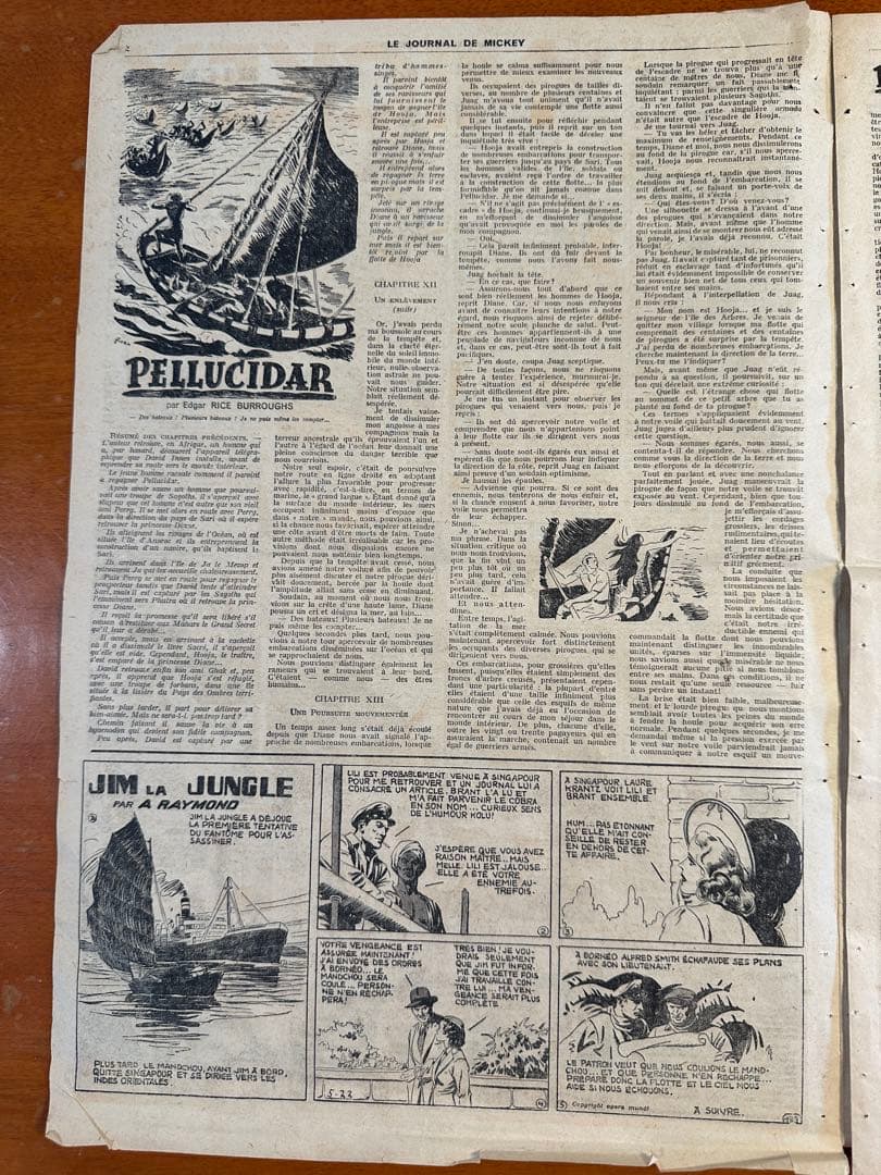 ビンテージMICKEY Le Journal de Mickey 1938年