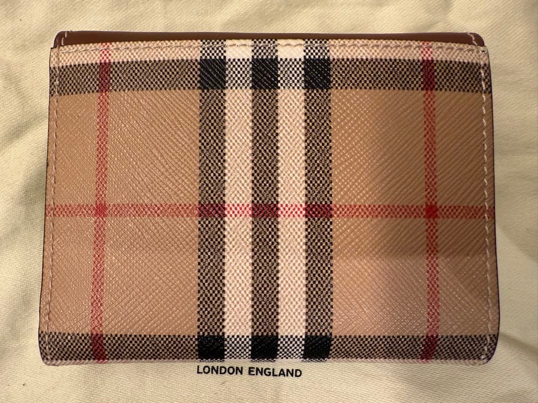 バーバリー　Burberry 折り財布　三つ折り　チェック