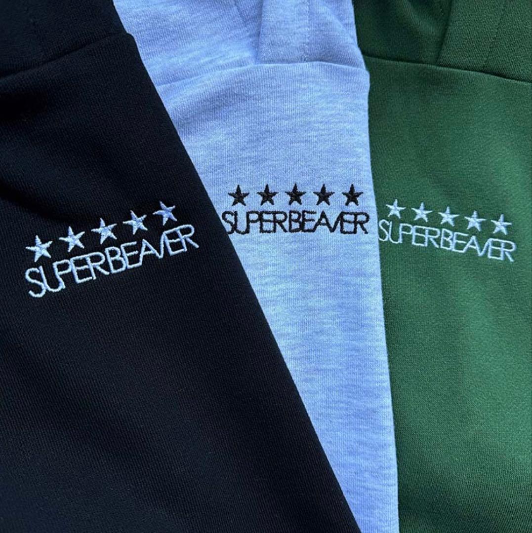 SUPER BEAVER ビックシルエットパーカー グリーン XLサイズ