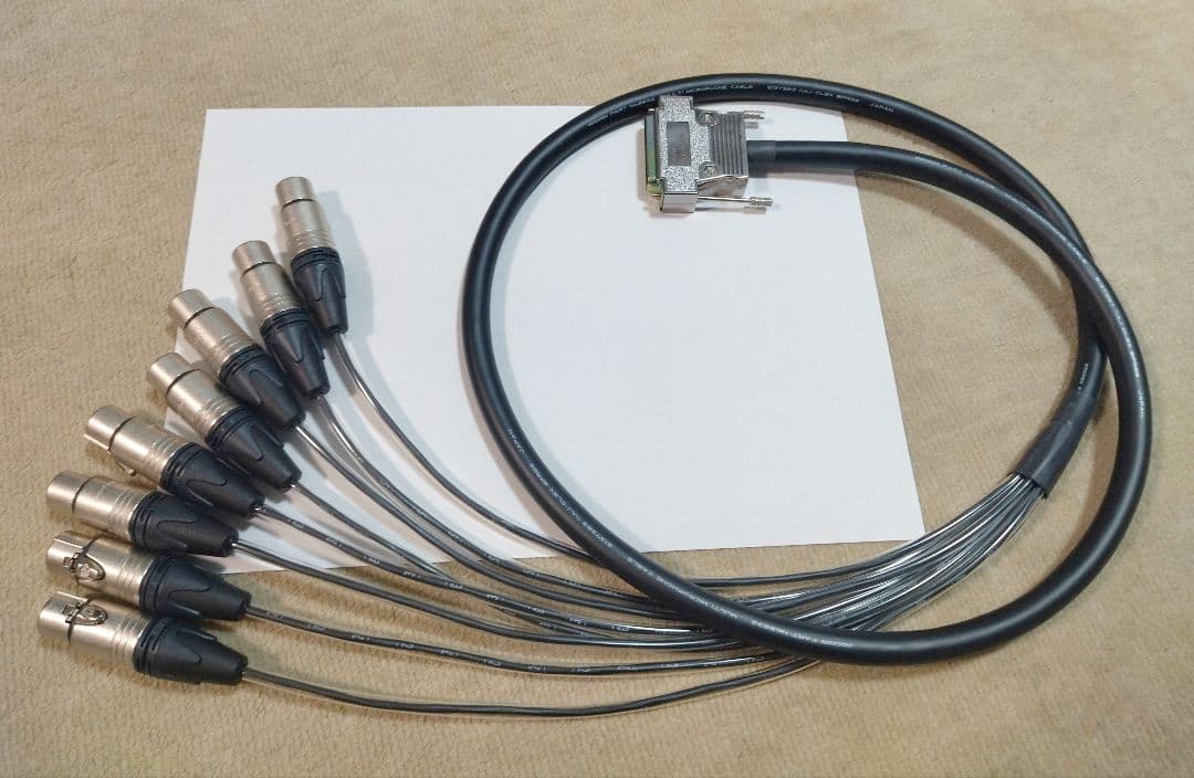 MOGAMI 2932 モガミ D-Sub25→XLRコネクター メス 1.5m