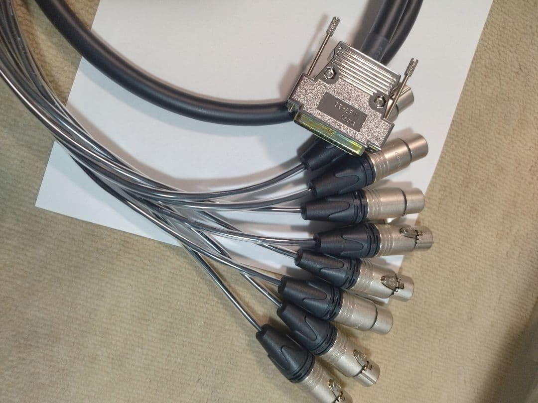 MOGAMI 2932 モガミ D-Sub25→XLRコネクター メス 1.5m