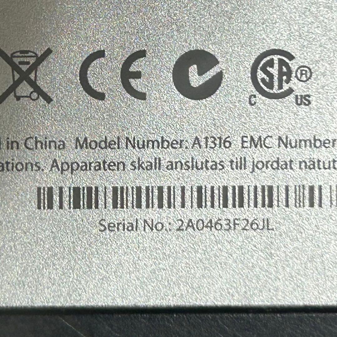 ディスプレイ・モニター本体 Apple LED Cinema Display 27 A1316