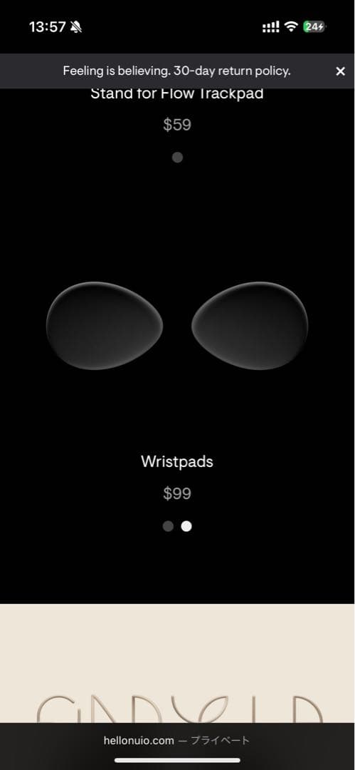 分割キーボード nuio 日本未発売 カスタム付属品セット