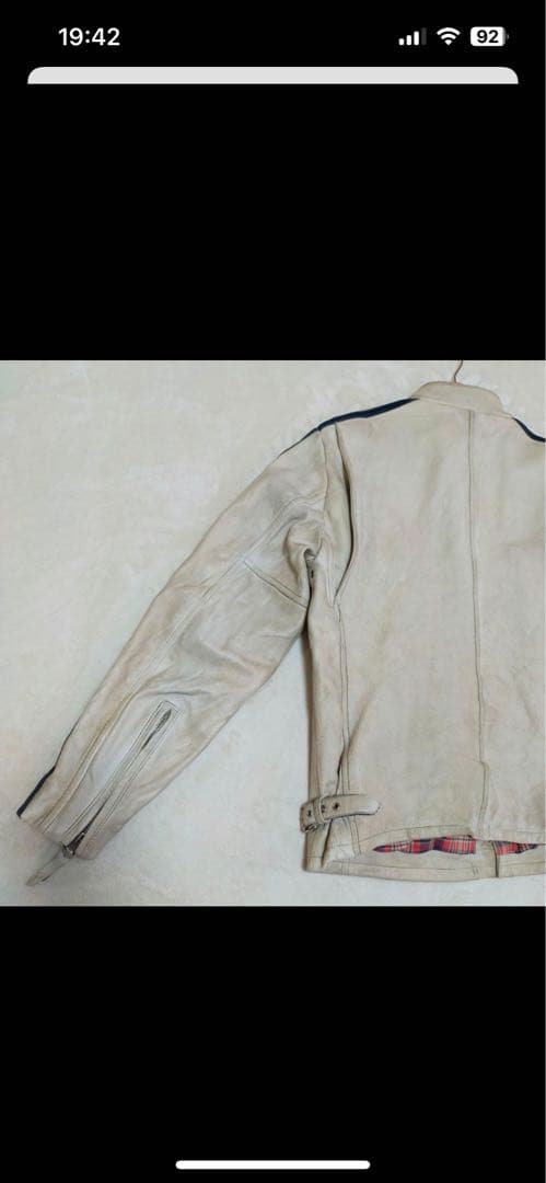 SCHOTT　ショット　L　クラッシックレーサー　シングルライダースジャケット