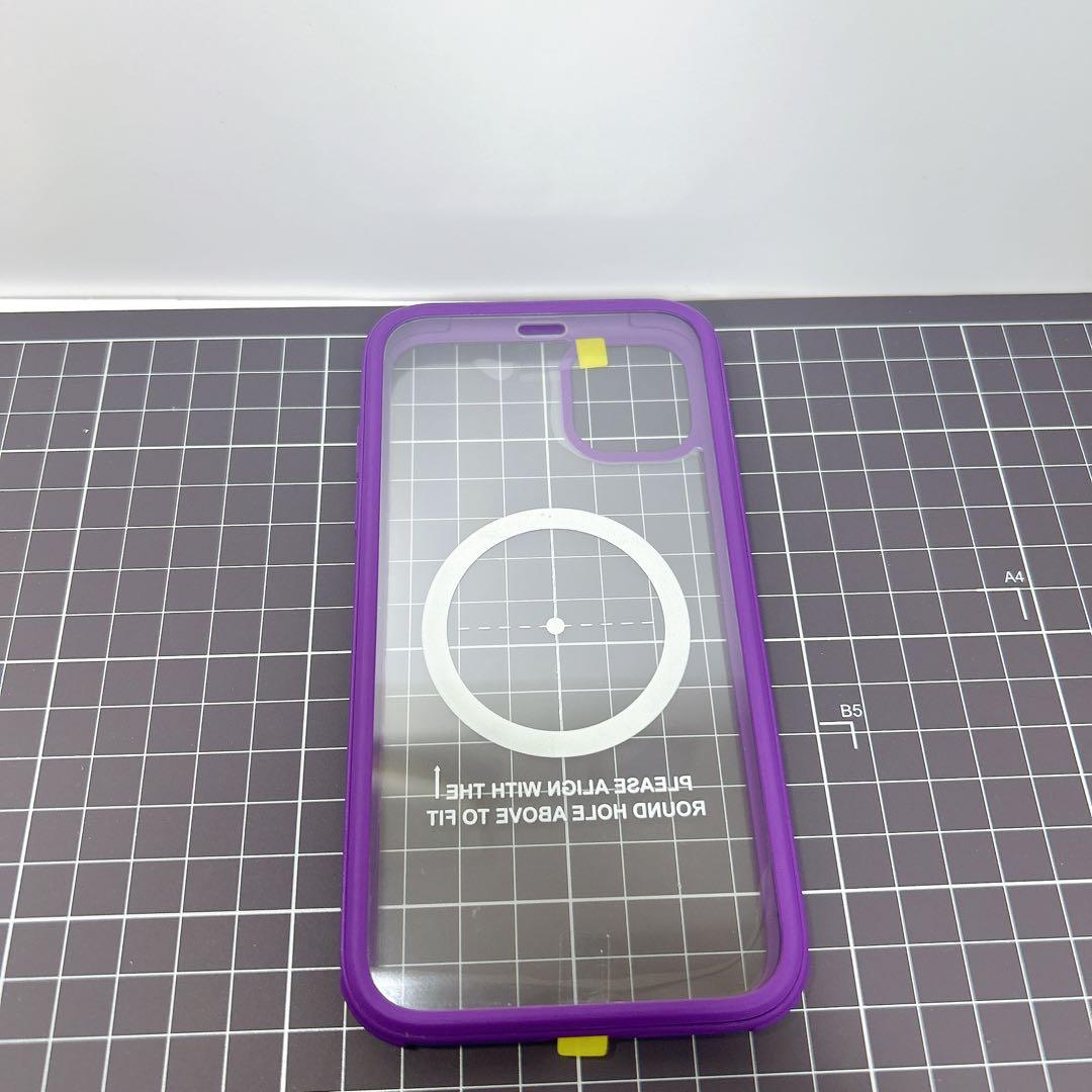 iPhone11 スマホケース 紫 パープル