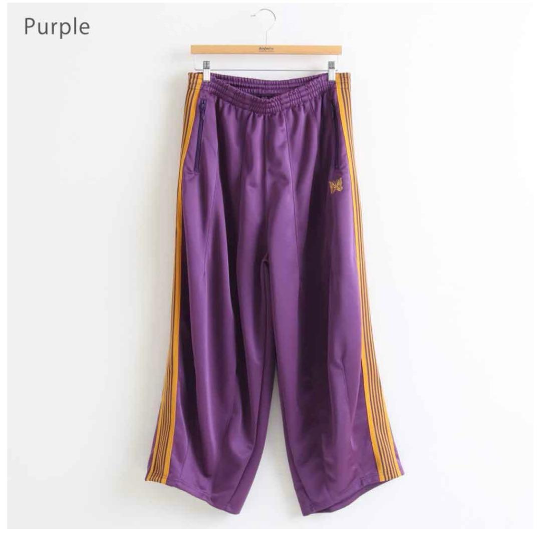 新品 25SS needles ヒザデルパンツ XS パープル 正規品ニードルス