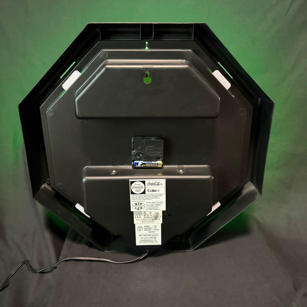 コカ・コーラ ネオンクロック　ネオン管掛け時計