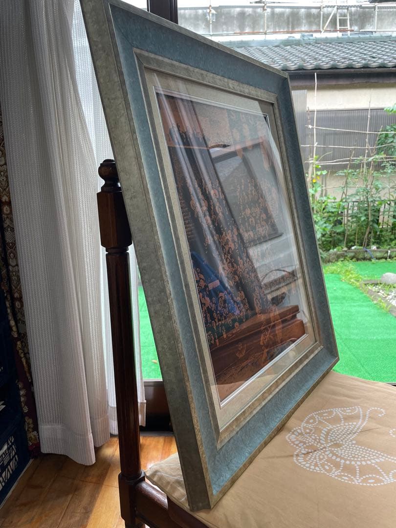 長島茂雄　天覧ホームラン　アート。エッチング