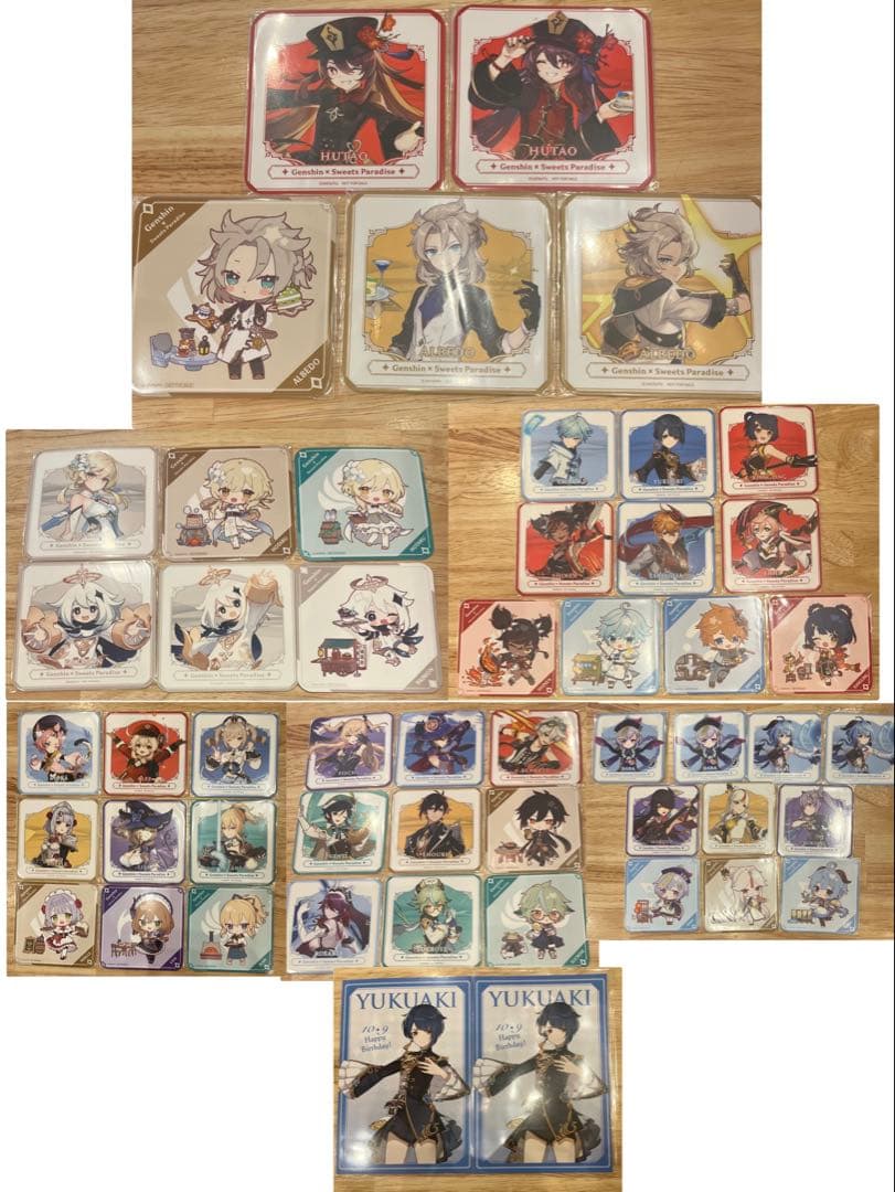 原神 スイパラコラボ まとめ売り モンド 璃月 コースター・缶バッジ・アクスタ等