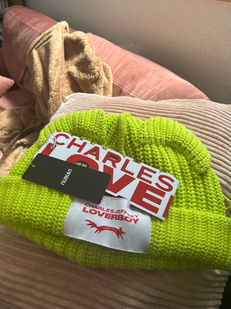 CHARLES JEFFREY LOVERBOY 猫 ニット帽 正規品