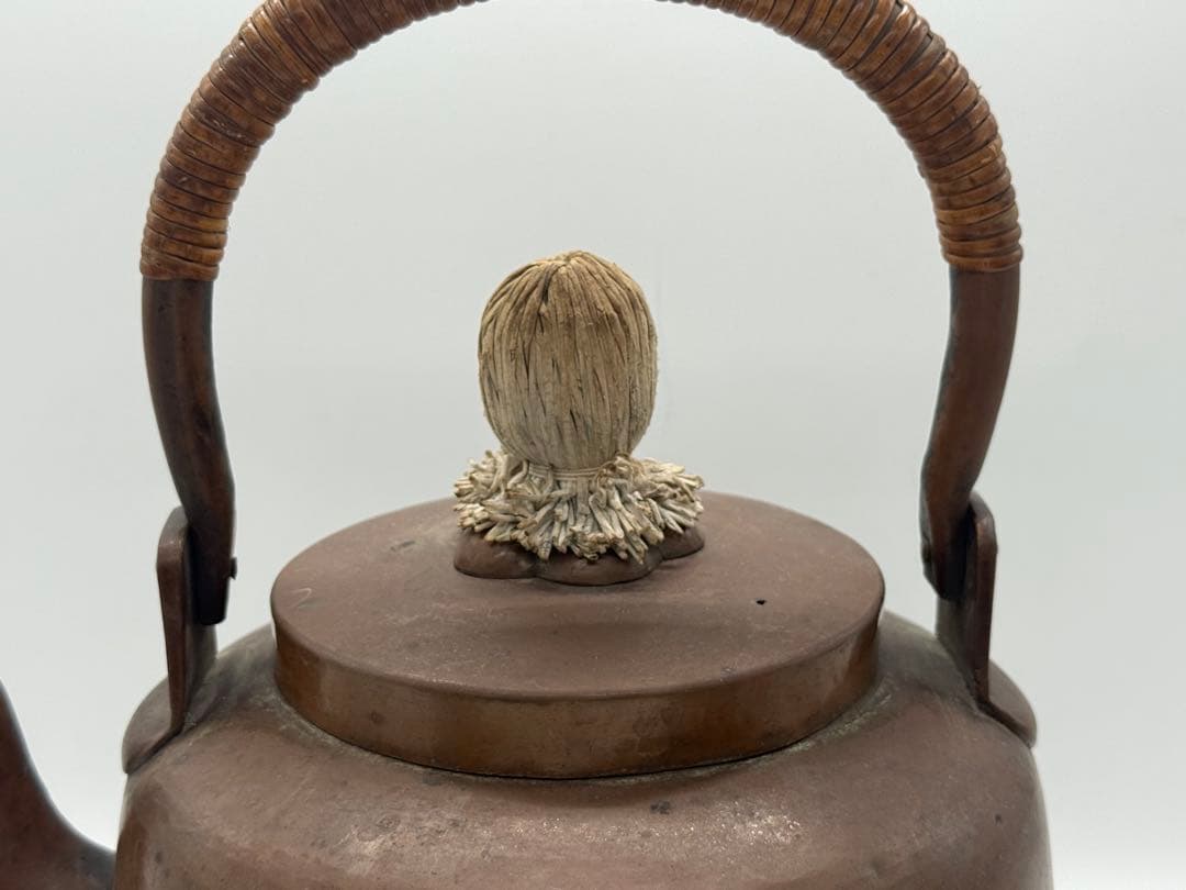 時代　銅製　水注　やかん　茶道具　送料込み250907