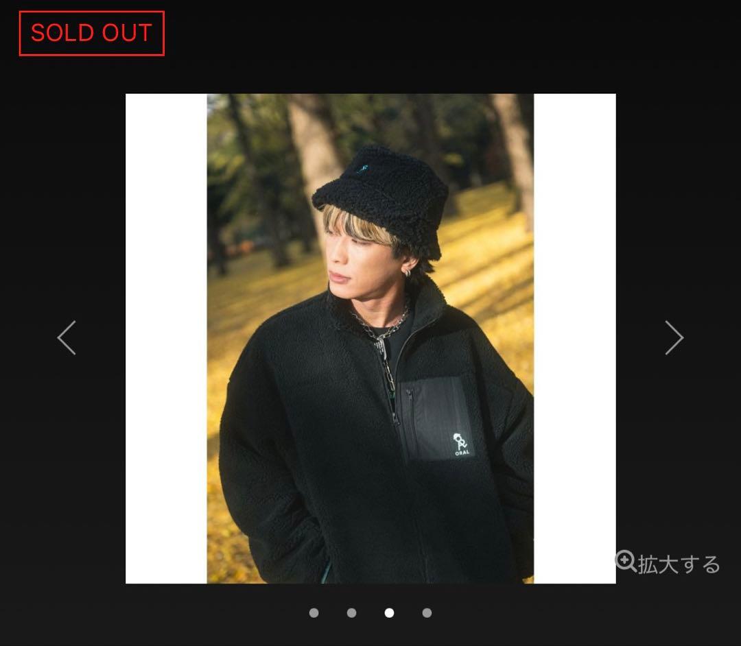 THE ORAL CIGARETTES もこもこボアブルゾン&もこもこボアハット