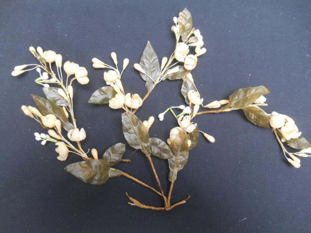 アンティーク　ワックスフラワー