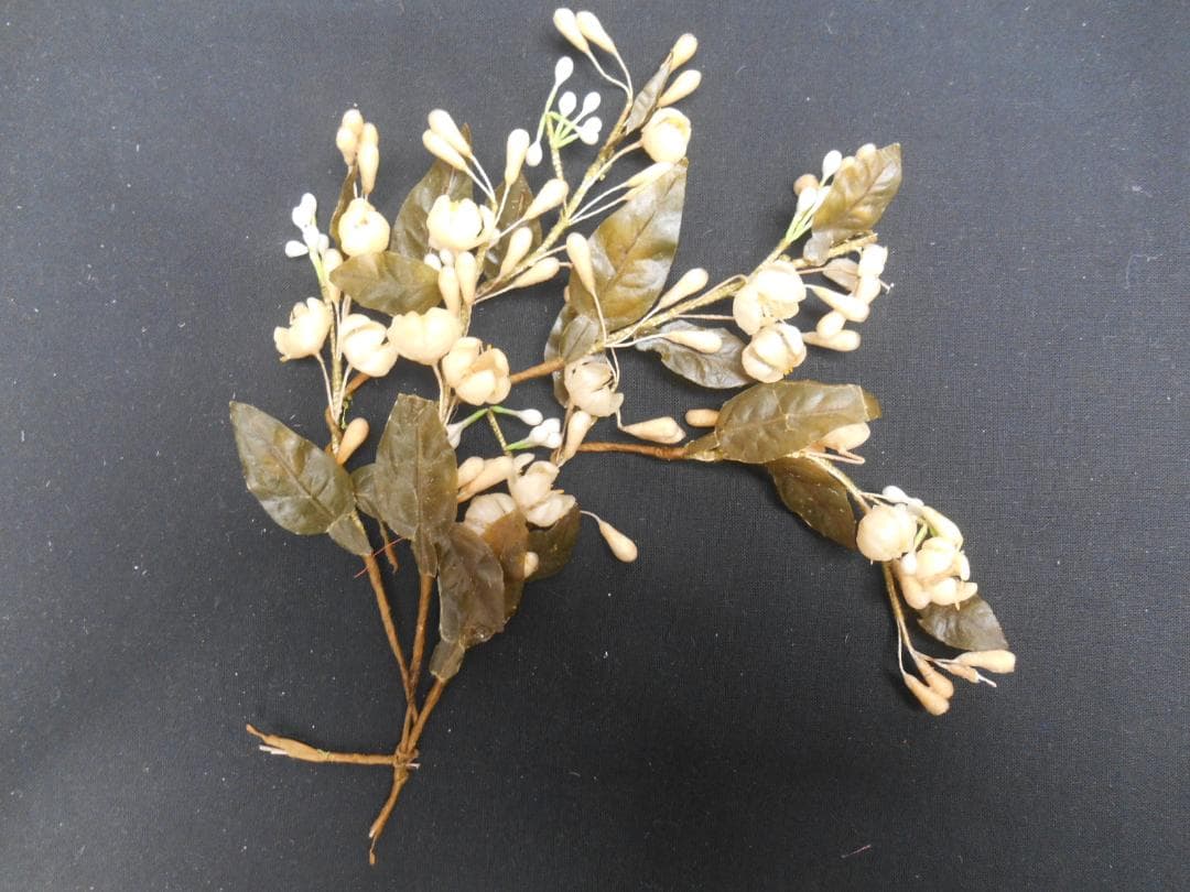 アンティーク　ワックスフラワー