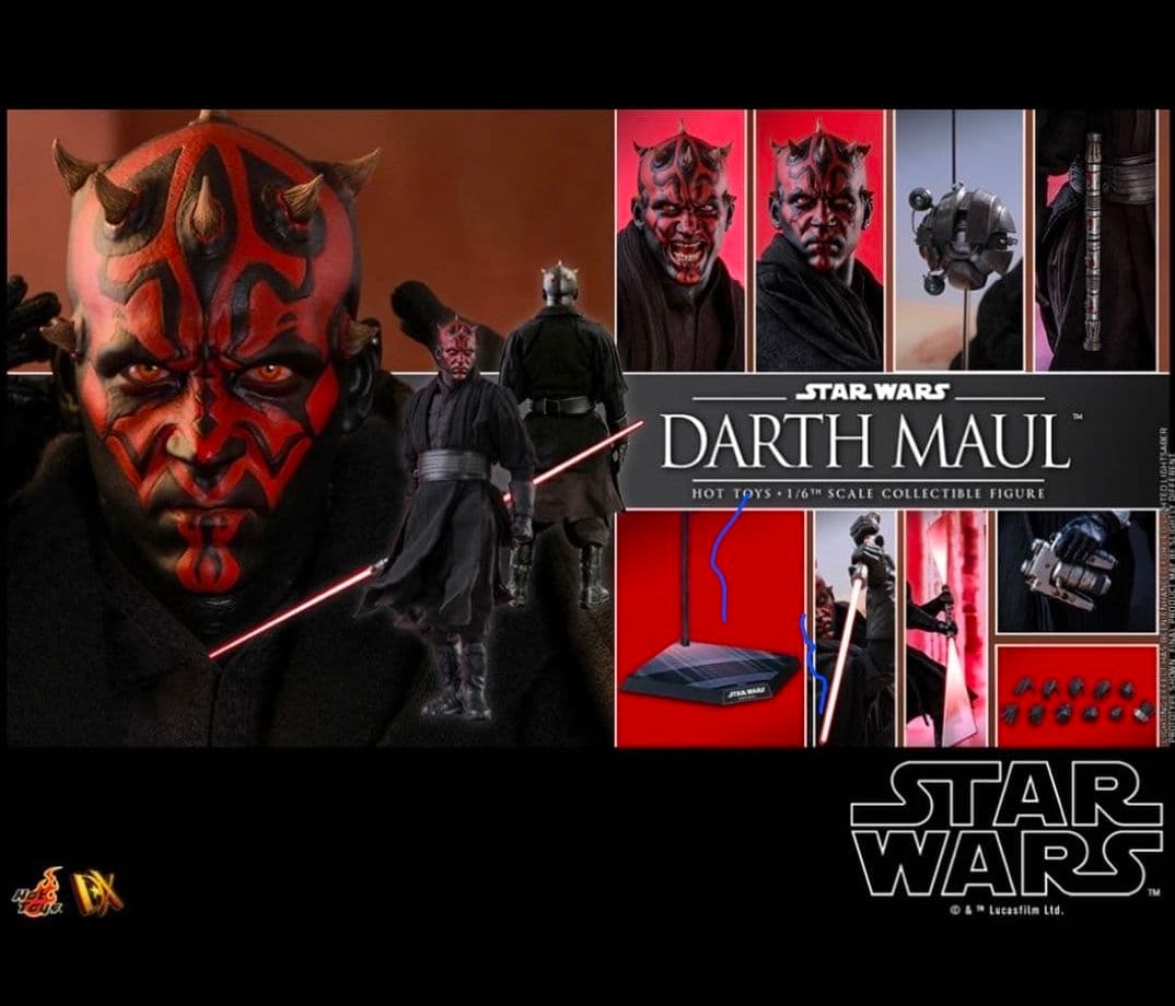 【美品】ホットトイズ　ＤＸ　スターウォーズ　ファントム・メナス　ダース・モール