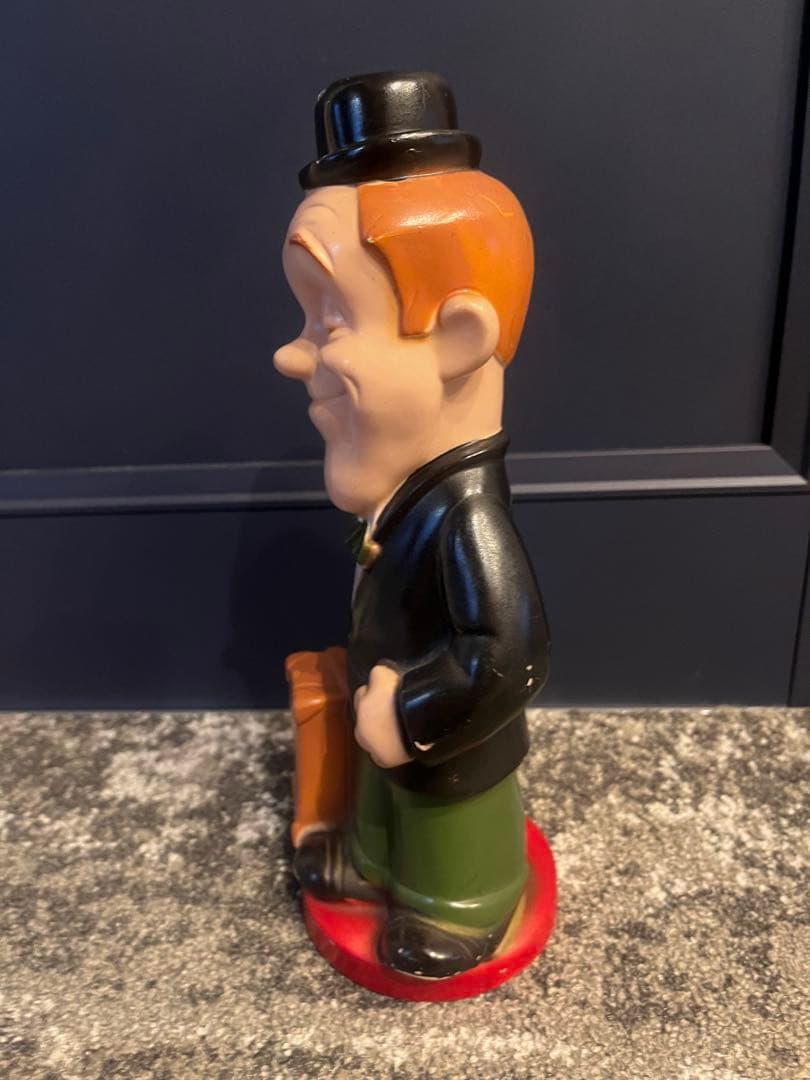 1972 PLAY PAL Laurel and Hardy 貯金箱 ソフビ