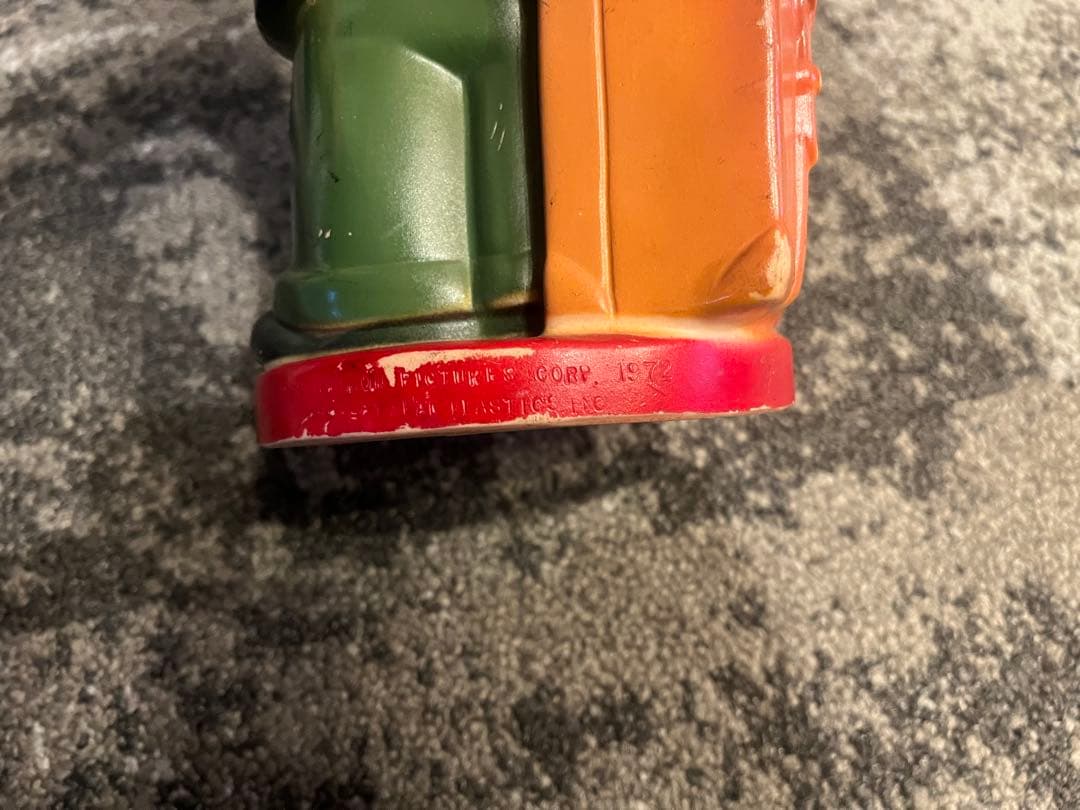 1972 PLAY PAL Laurel and Hardy 貯金箱 ソフビ