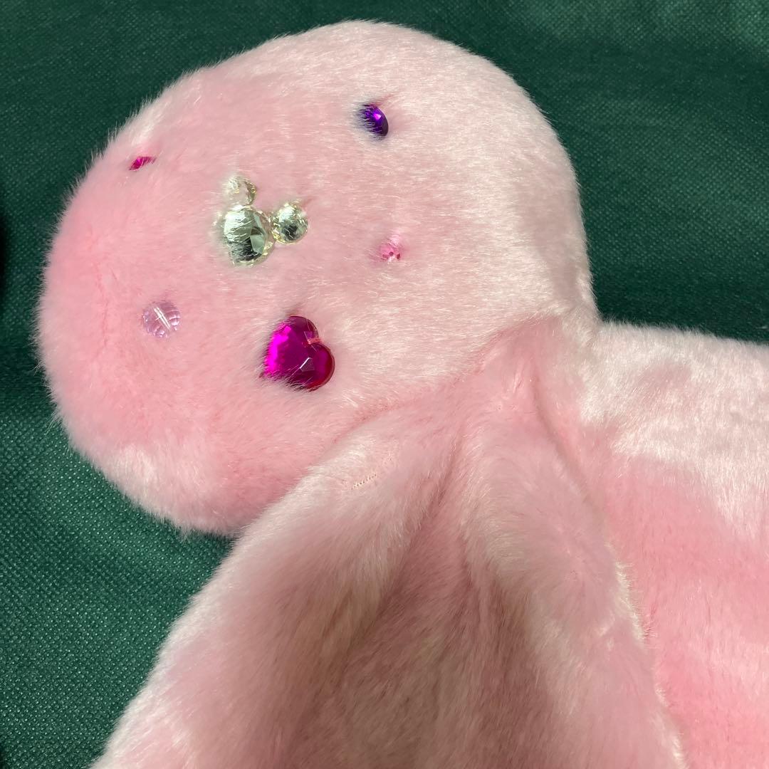 ディズニー　ファンキャップ　ドットリボン　ミニー　耳付き　ポンポン付き　ビジュー