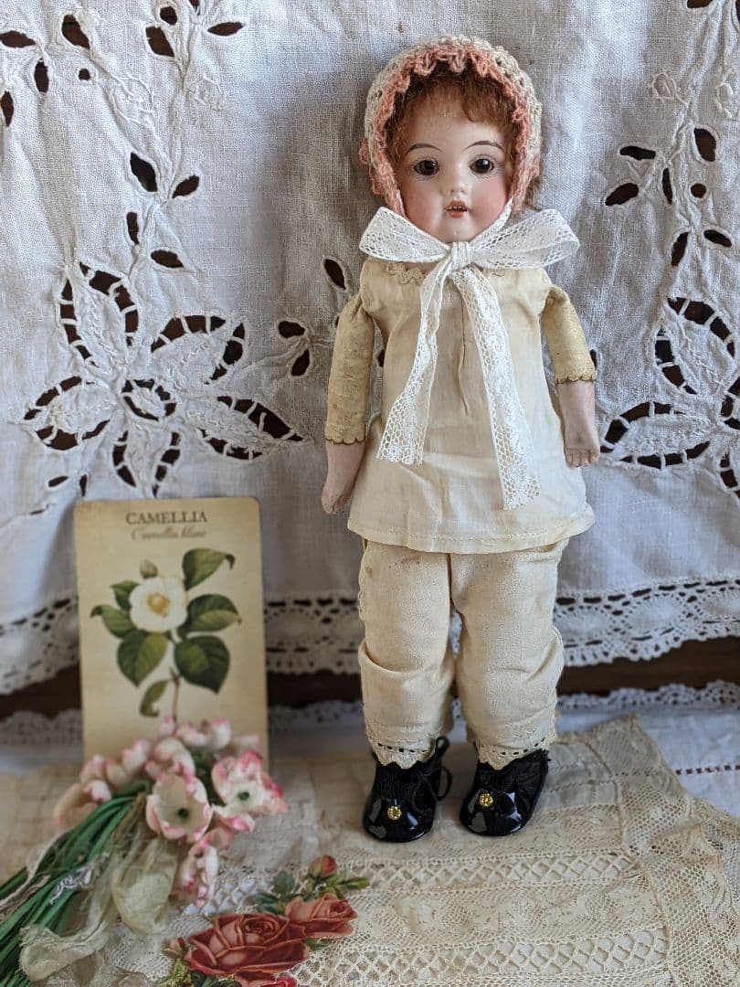 【c】アンティークビスクドール　ケストナー　約28cm