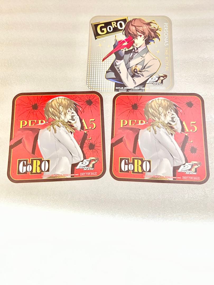 ペルソナ5 明智吾郎　セガコラボカフェ　コースターセット