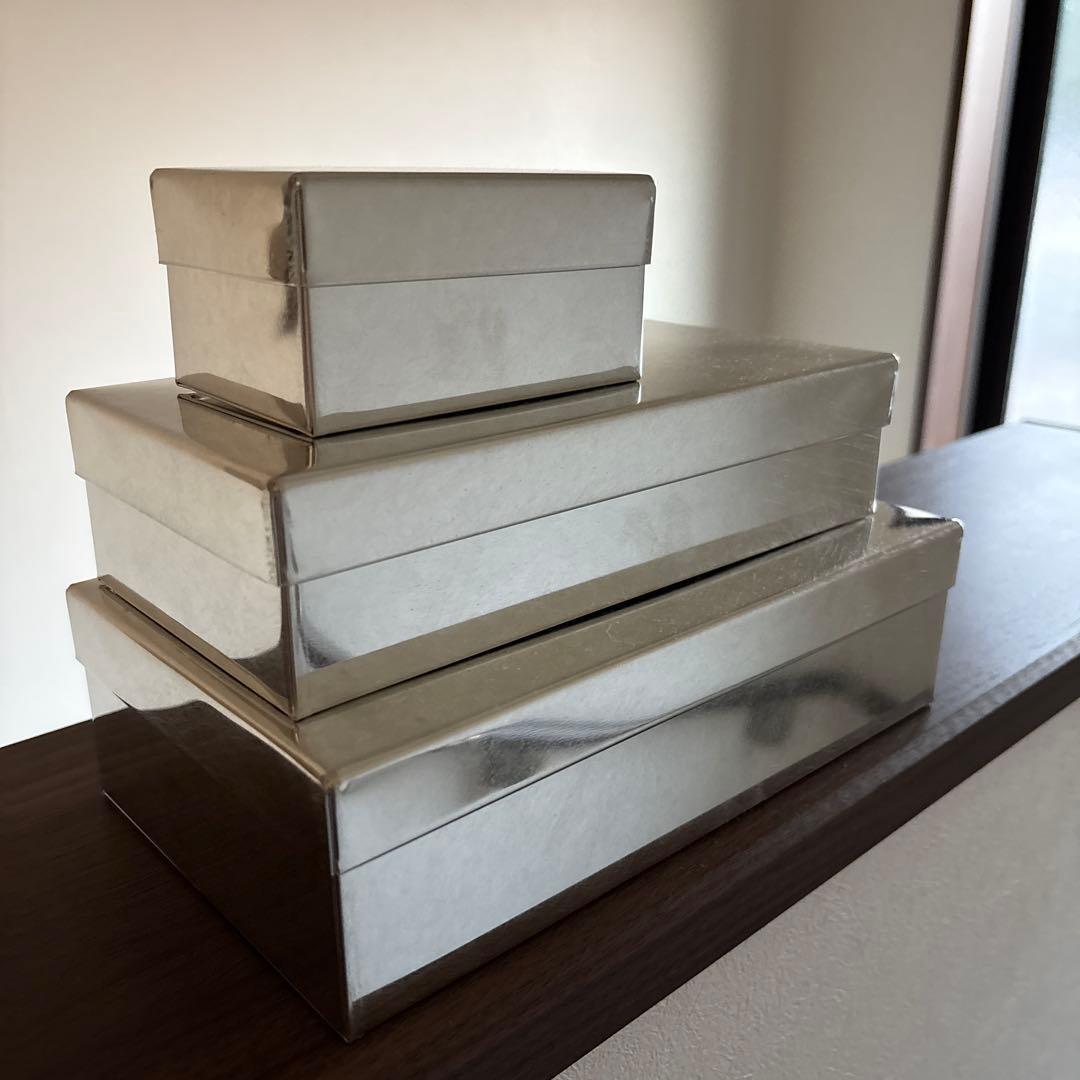 総額10450円◻️ SyuRo シュロ ◻️ブリキ角缶 3点◻️新品未使用