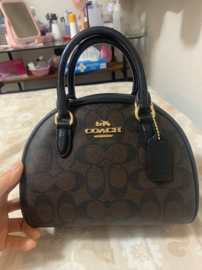 COACH ブラウン ハンドバッグ