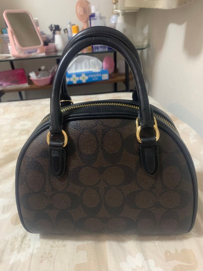 COACH ブラウン ハンドバッグ