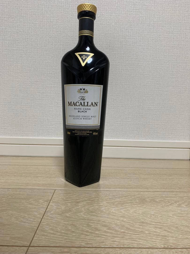 【超美品】ザマッカラン ブラック箱付き空瓶