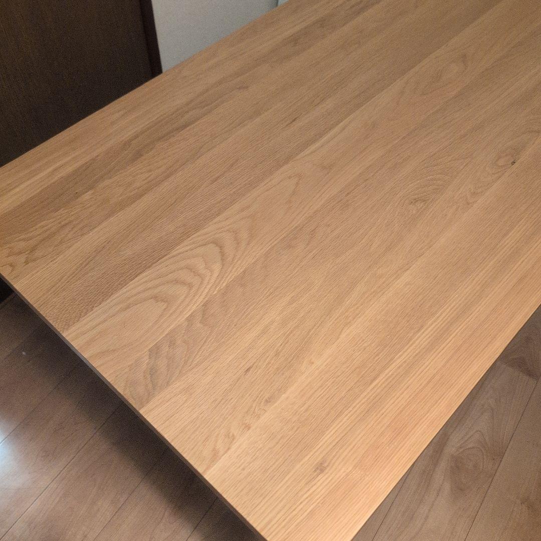 無印良品 ダイニングテーブル 幅130×奥行70×高さ65cm オーク