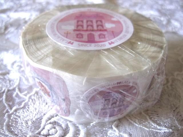 アロマンティック3点♡LALACROMANTICロールシール＆レースと薔薇マステ