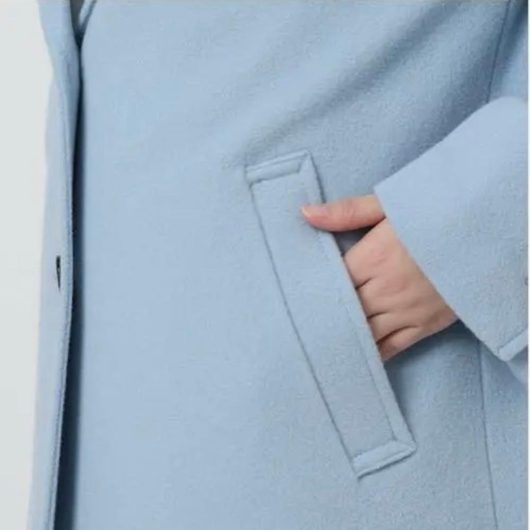 SLOBE IENAライトブルー チェスターコート