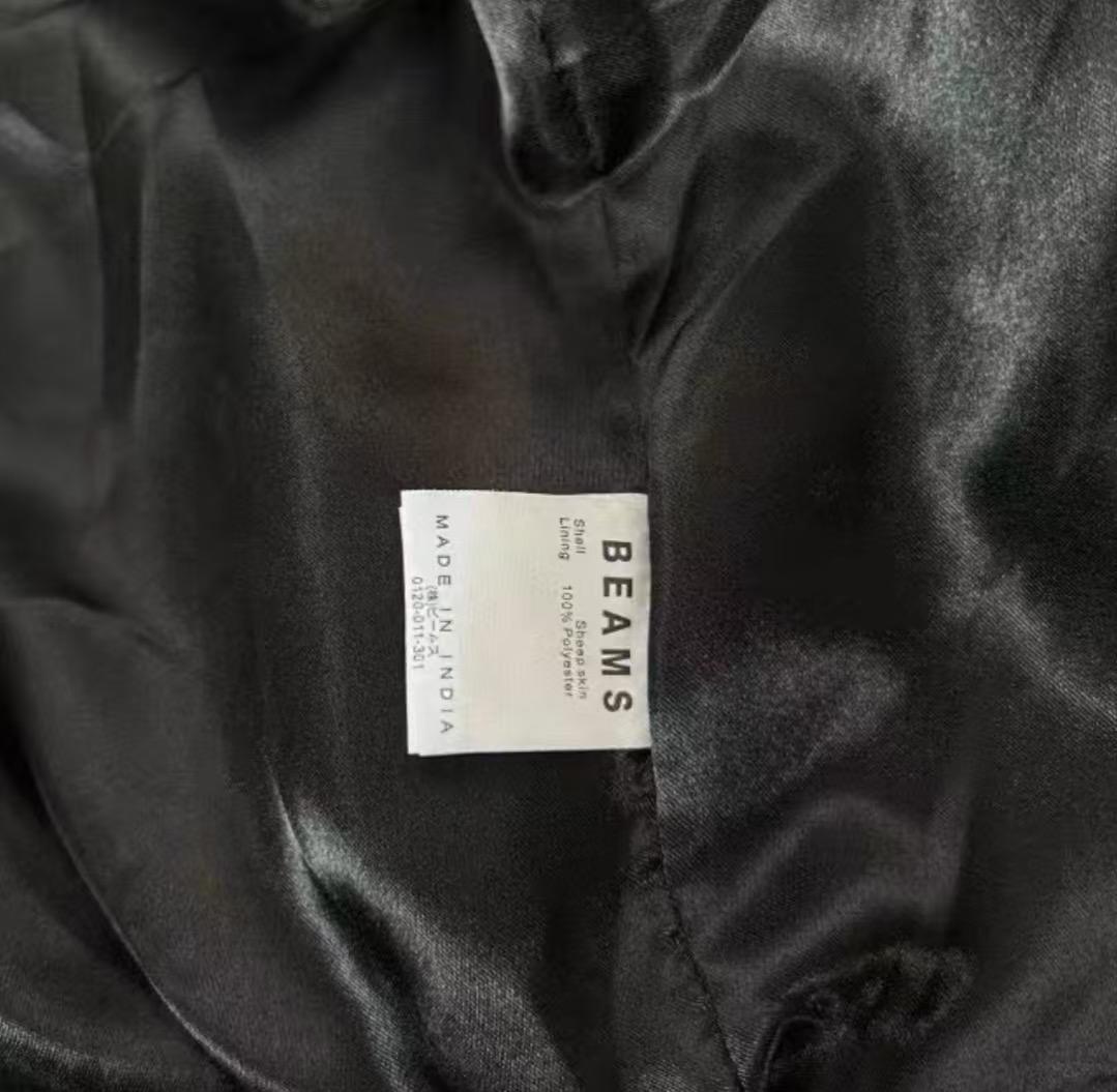 BEAMS ビームスレザーブルゾンジャケット