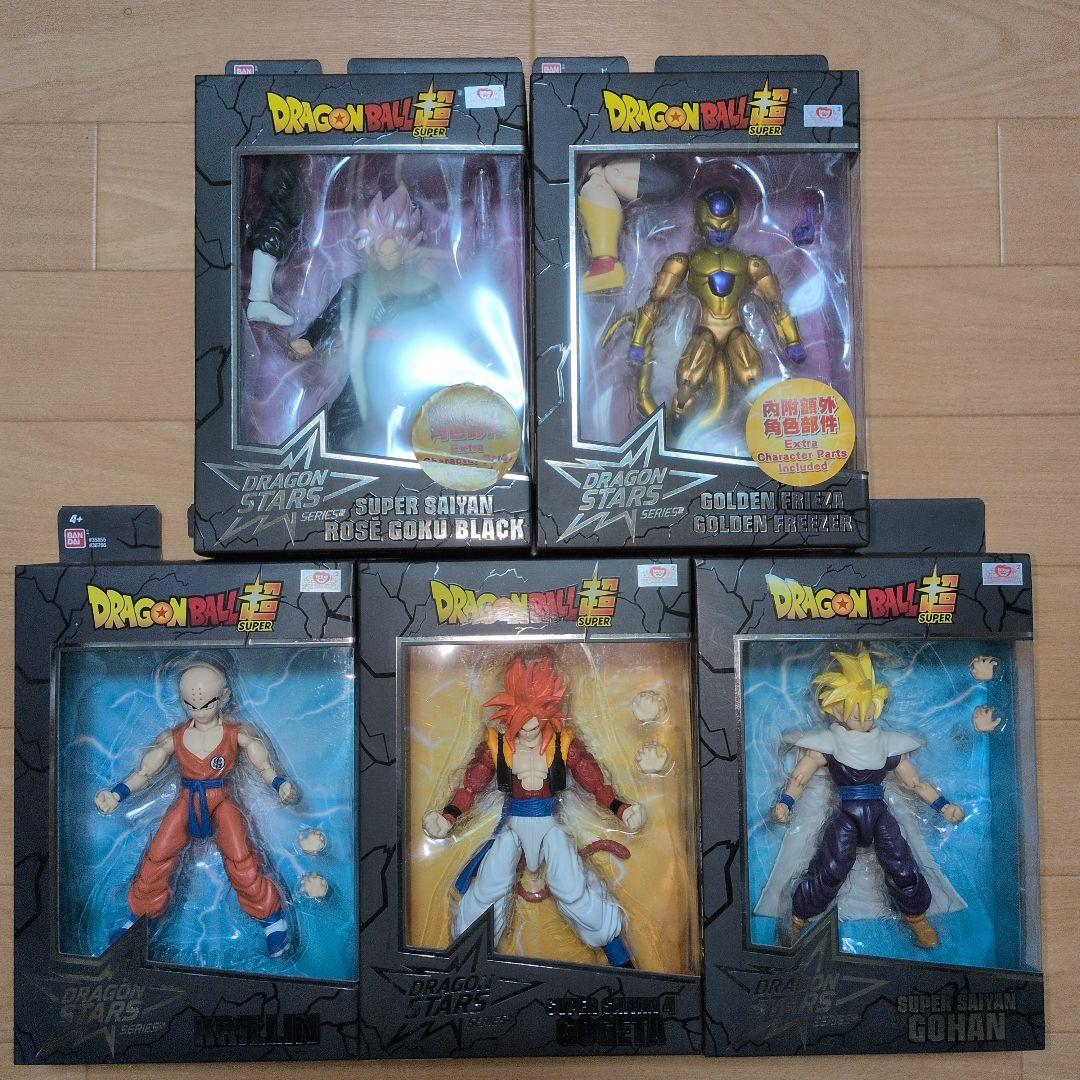 お年玉セール❢　ゴジータ等　ドラゴンスターズ海外フィギュア　ドラゴンボール超5体