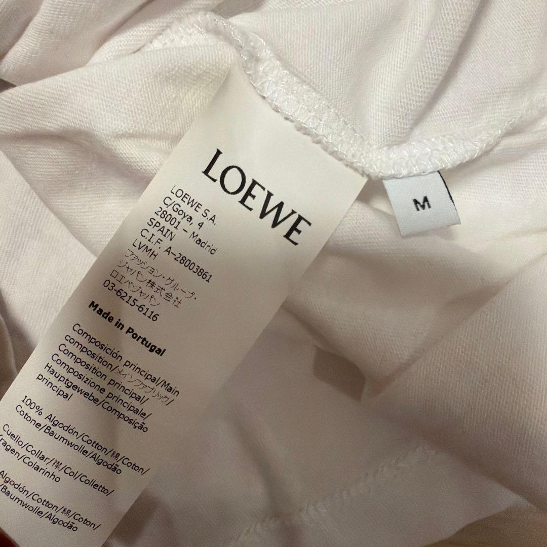 LOEWE ホワイト Tシャツ M