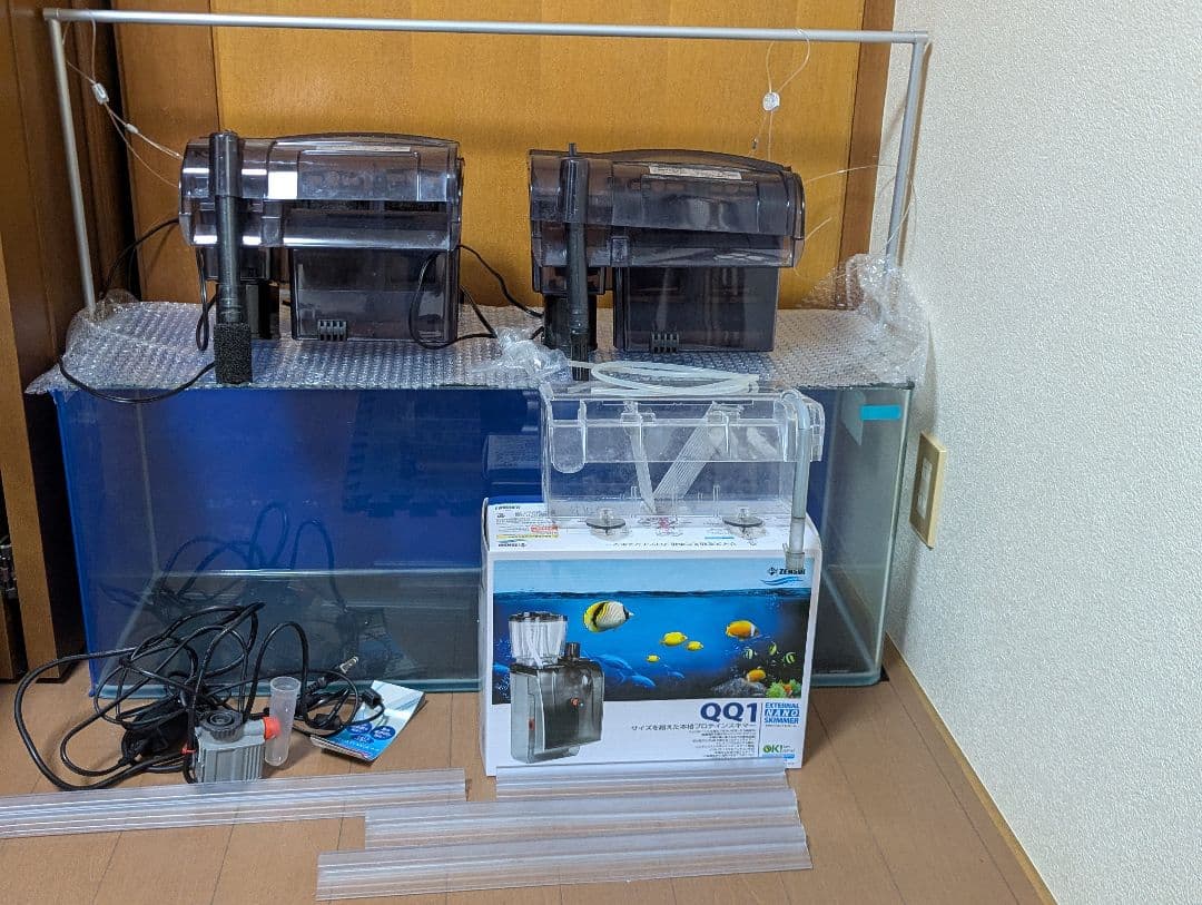 [東京都・発送不可]海水魚水槽セット レグラス900 QQ1 フィルターBig