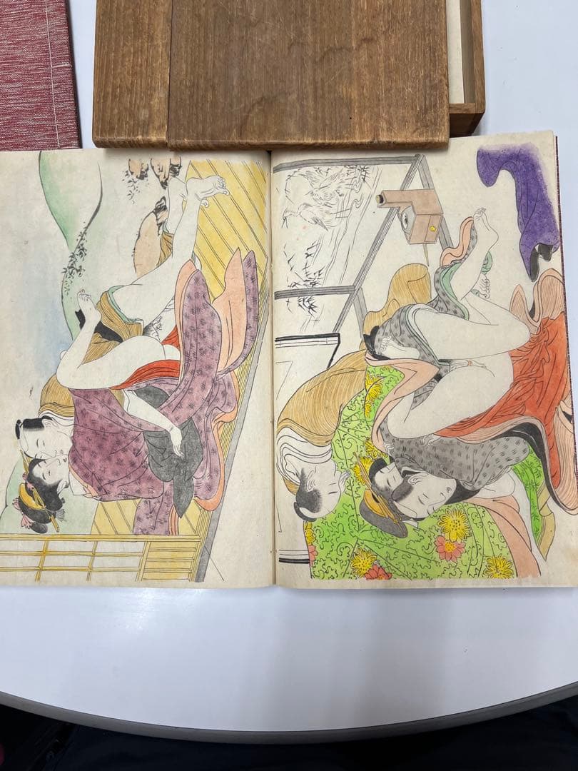 喜多川歌麿　「放屁先生」村瀬太乙　不詳作　艶本3冊