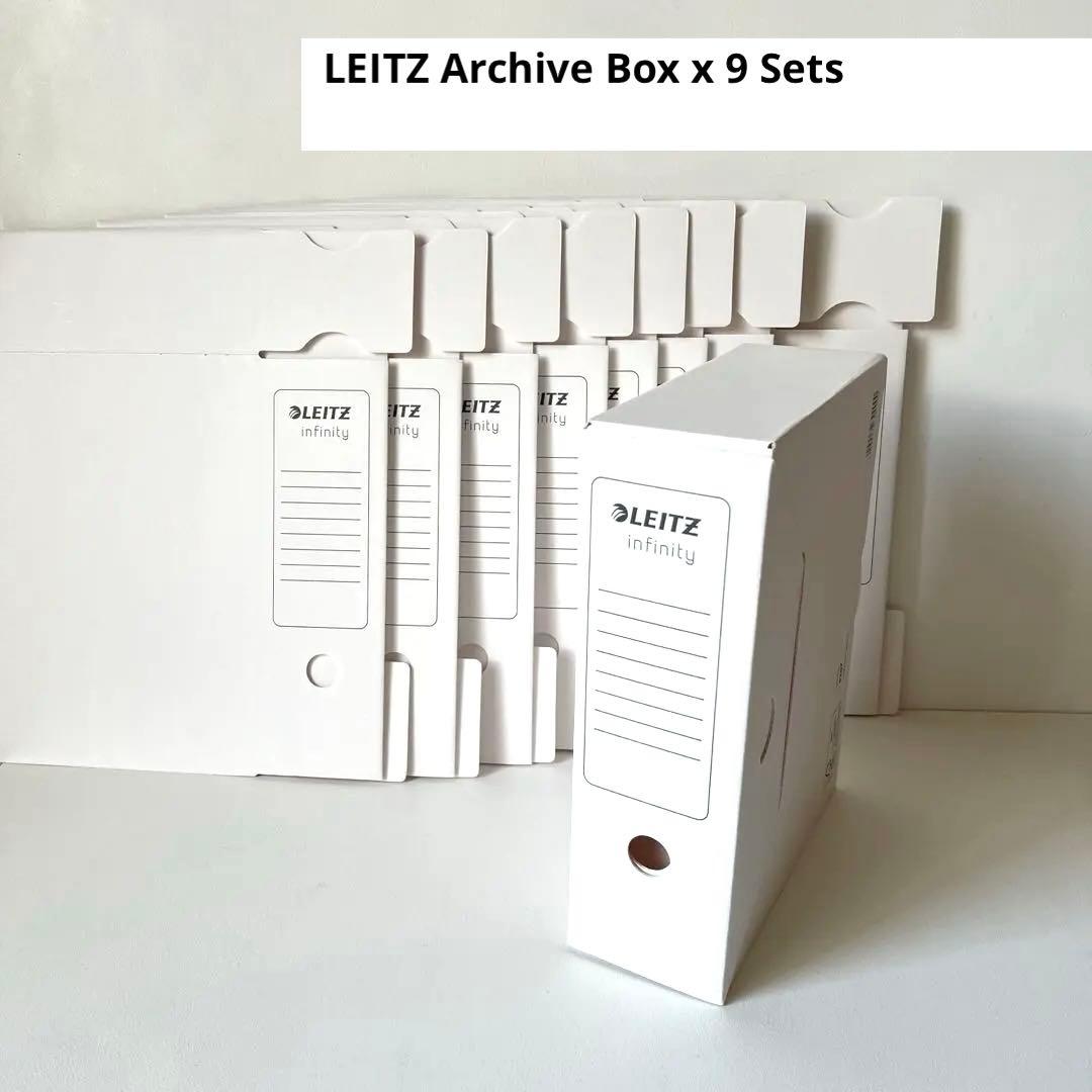 【新品・9個】LEITZ Archive BoxライツGeneral View