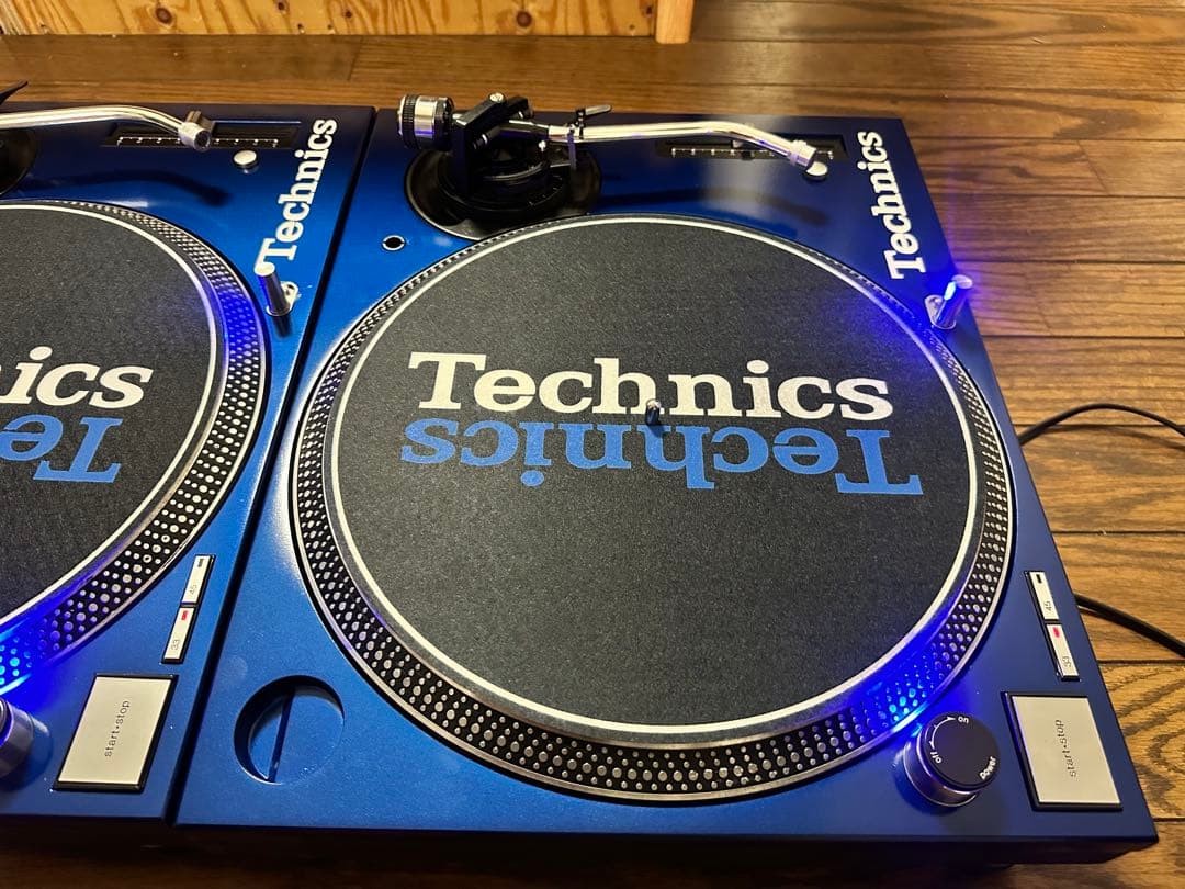 Technics SL-1200MK3D 2台セットカスタム青 × 青LED仕様