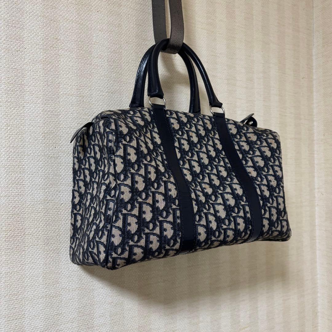 【良品】Dior トロッター ミニボストン ハンドバック