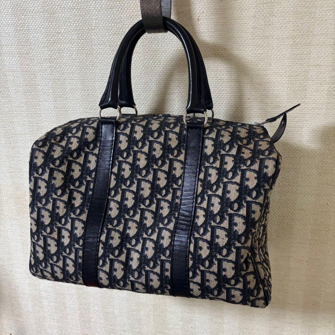 【良品】Dior トロッター ミニボストン ハンドバック